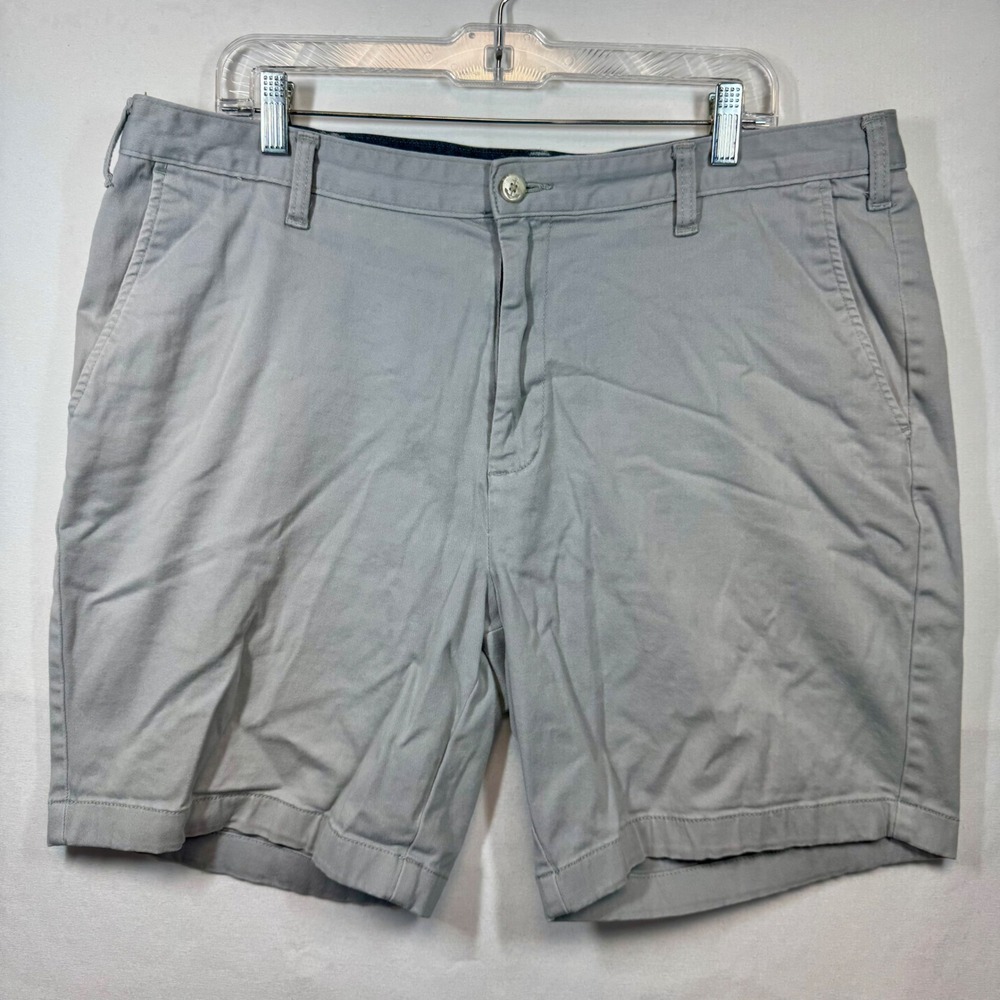 Nautica Deck Shorts Classic Fit Stretch Gray Casual Shorts Sz‎ 38W